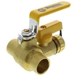 1" Sweat Webstone Pro-Pal Ball Drain/Purge Valve #50614W Lead-Free 