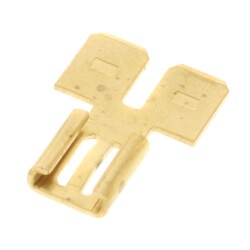 1/4" Non-Insulated Tab Adapter, 1 Female, 2 Male Wye, (Pack of 27) Product Image