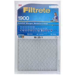 16" x 25" x 1" 3M Filtrete High Performance Air Filter, 1900 MPR (UA01-4) Product Image