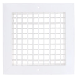 8" x 8" 92HVO Steel Double Deflection Register, No Damper Product Image