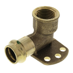 1/2" x 1/2" Bronze 90° Drop Ear Elbow (Lead Free) Product Image