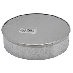 8" 24 Ga Galvanized Clean Out Cap Product Image