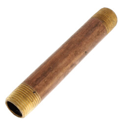 3/8" x 4" Brass Nipple (Lead Free)