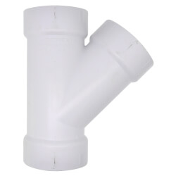 LASCO PVC DWV REDUCING WYE HUB 4 x 4 x 2  PN D601420 LOT of 10 