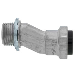 1/2" EMT Push Install Offset Connector Product Image