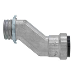 3/4" EMT Push Install Offset Connector with Removal Tool Product Image