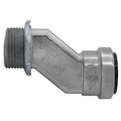 1" EMT Push Install Offset Connector with Removal Tool Product Image