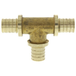 3/4" F2080 PEX Tee, for Rehau Tools Only (Lead Free Brass) Product Image