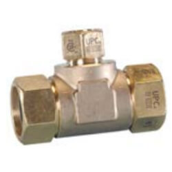 1/2" x 3/8" x 3/8" TracPipe AutoFlare Brass Reducing Tee Product Image
