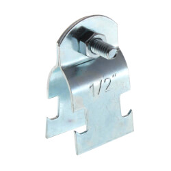 1/2" Electro-Galvanized Multi-Strut Pipe Clamp Product Image