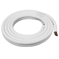 Line Set 1/4" x 1/2" x 15 Feet Flared 100% Copper For Mini Split Air Conditioner 