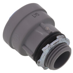 1" Liquid Tight Non-Metallic Push Install Box Connector Product Image