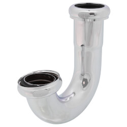 1-1/4" J-Bend w/ Captured Zinc Nut, 22 GA (Chrome Plated) Product Image