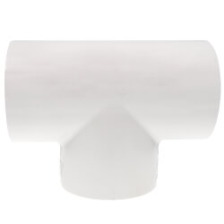 3" PVC DWV Vent Tee Product Image