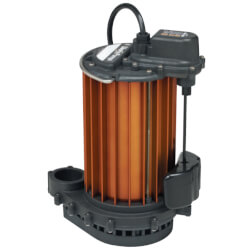 1/2 HP Model PC-457<br>115V Poly/Alum. Auto Sump Pump Combo, 12V Product Image
