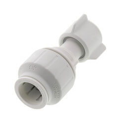 John Guest PSEI012026 1/2" CTS x 3/4" NPT Speedfit Secure Male Connector 5 Pack 