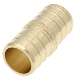 3/4" PEX DZR Brass Coupling (Lead Free) Product Image
