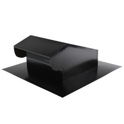 RC10P Roof Cap, Black Painted Steel, 10" Duct Product Image