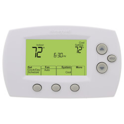 Honeywell TH5110D1022 - FocusPro Non-Programmable, 1H/1C, Large Display ...