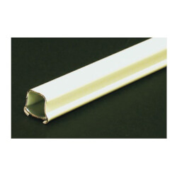 5' Series 500 Small Single-Channel Steel Raceway (Ivory) Product Image