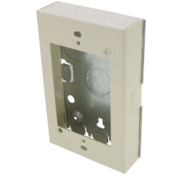 Single-Gang Shallow Switch & Receptacle Box for Duplex Receptacles (Ivory) Product Image