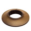 Product Image of 3/4" Two-Piece Magnetic Assembly Escutcheon for Concealing Pipework (Natural Brass)