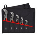 5 Piece Cobra High-Tech Water Pump Pliers Set (5", 6", 7-1/4", 10", & 12")