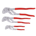Product Image of 3 Piece Nickel Plated Pliers Wrench Set (7-1/4", 10", & 12")
