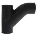 3" No Hub Cast Iron Combination Wye & 45° Elbow