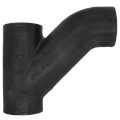 4" No Hub Cast Iron Combination Wye & 45° Elbow
