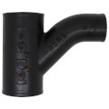 3" x 2" No Hub Cast Iron Combination Wye & 45° Elbow