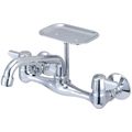 Product Image of 7-7/8"-8-1/8" Two Handle Wallmount Kitchen Faucet, 6" Tube Spout