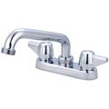 Product Image of 4" Two Handle Cast Brass Bar/Laundry Faucet, 6" Tube Spout