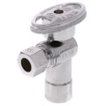 Product Image of 1/2" Nominal Sweat x 3/8" OD Compression Angle Stop Valve - LFBV892003, No Lead (Chrome)
