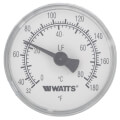Product Image of 1/2 LFTB-1-1/2-132-176 Center Back Entry Bimetal Thermometer (1-1/2" Dial)