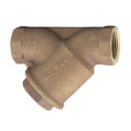 Product Image of 1" LFS777SM1 Bronze Wye Pattern Strainer w/ Solid Retainer Cap, 100 Mesh Screen
