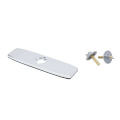 Product Image of 8" Forged Deck Plate w/ Vandal Resistant Pin Holes (Chrome-Plated Brass), 013434-40