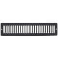 Product Image of 14" x 2" (Wall Opening Size) Black Toe-Space Grille (420 Series)