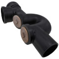 Product Image of SPL-225, 4" x 3" Instant Set Closet Flange for Cast Iron Pipe w/ Neoprene Gasket