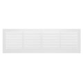 Product Image of 24" x 6" White Baseboard Return Air Grille (674 Series)