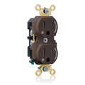 Product Image of Duplex Receptacle, Extra Heavy-Duty Two Outlets Marked "Controlled", 15A 125V 2P 3W (Brown)