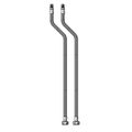 Product Image of 19" Flex SS Supply Hose (3/8" Compression Female Swivel Inlet x M10 x 1.0) (Pack of 2), 019969-45