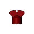 Product Image of Vandal Resistant Cache Key for M21.5x1 Threads (Red), 020674-45