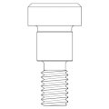 Product Image of #3/8"-16 Hex Stainless Steel Shoulder Screw, 0216-001-000