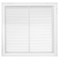 Product Image of 24" x 24" (Wall Opening Size) White Steel Fixed-Bar Filter Grille (96AFB Series)