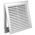 Product Image of 30" x 12" (Wall Opening Size) White Steel Fixed-Bar Filter Grille (96AFB Series)
