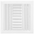 Product Image of 10" x 10" (Wall Opening Size) White Sidewall/Ceiling Register (A614MS Series)
