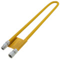 Product Image of Model 20C-3132-48 3/8" ID (1/2" OD) Coated Stainless Steel Gas Connector 1/2" MIP x 1/2" FIP (48" Length)