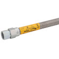 Product Image of 3/4" ID (1" OD) High BTU Stainless Steel Gas Connector 3/4" MIP x 3/4" FIP (24" Length)