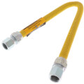 Product Image of Model 30C-3232-24 1/2" ID (5/8" OD) Coated Stainless Steel Gas Connector 1/2" FIP (24" Length)